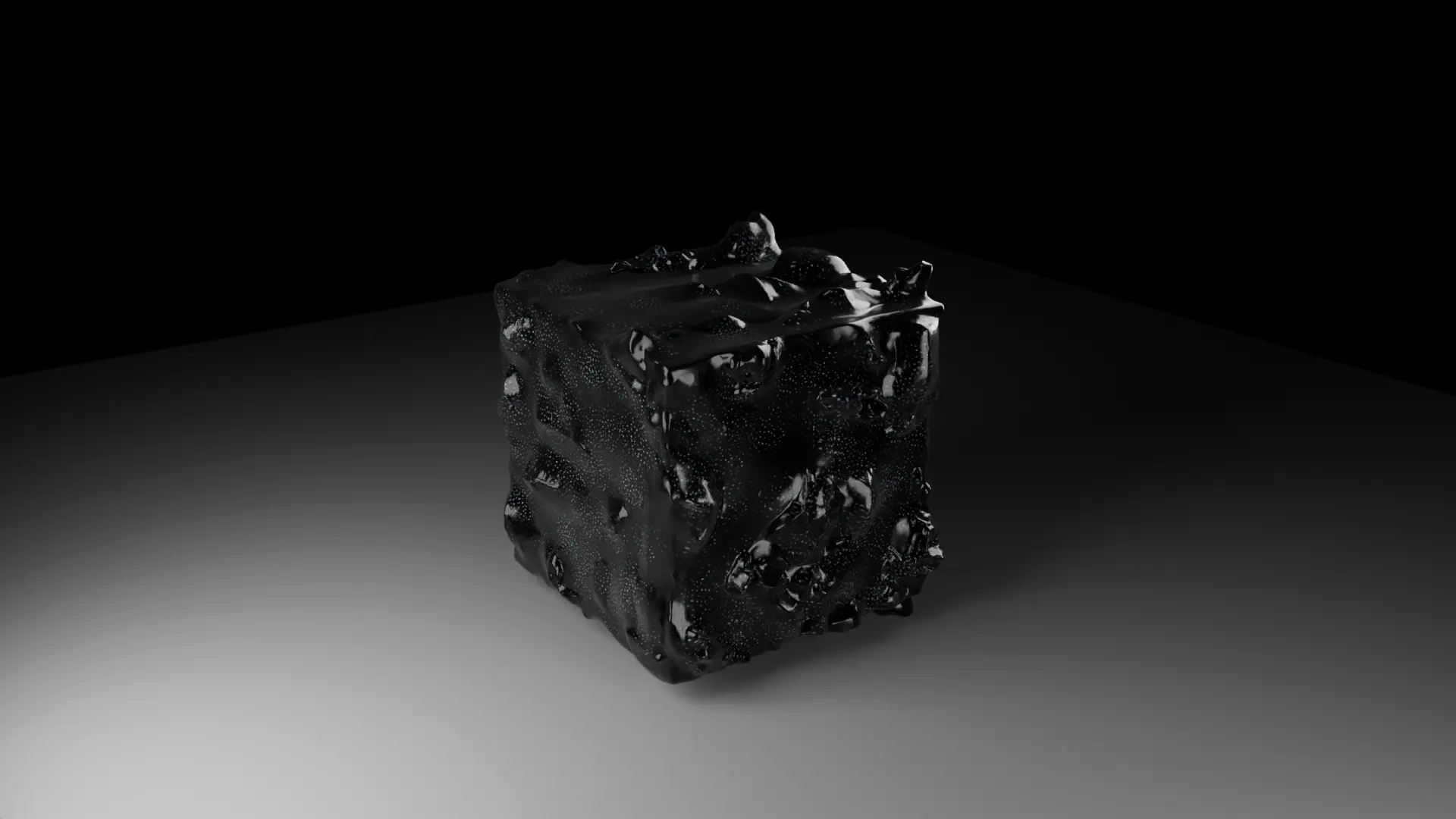obsidian rendered from maya